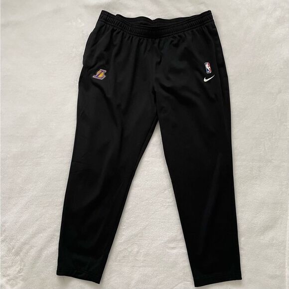 Nike NBA Black LA Lakers Dri-Fit Warm Up Pants Women’s Sz XXL Black (AV1… - Picture 3 of 13